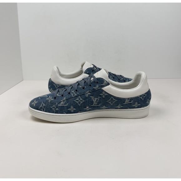Size 9LV/10US - Louis Vuitton Luxembourg Monogram Denim Trainers? Retail $1K! main image 6